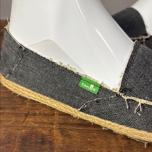 Sanuk Charcoal Gray Slip-On Sidewalk Surfer Size 7 - Picture 4 of 11